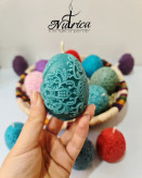 شمع تخم مرغ نوروز بزرگ ۸و۶ سانتیمتر