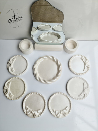 هفتسین طرح پاپیون سنگ مصنوعی شمعدونی فانوسی