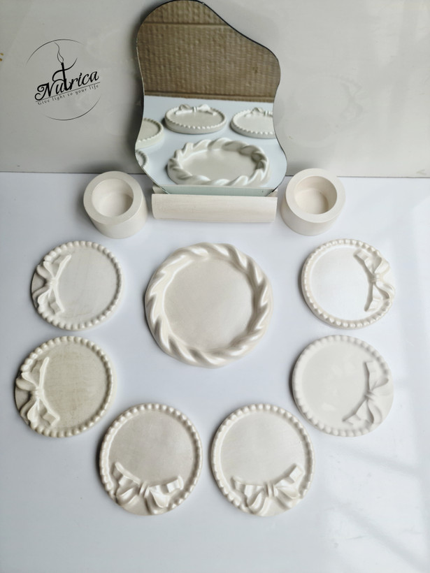 هفتسین طرح پاپیون سنگ مصنوعی شمعدونی فانوسی