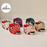 شمع کتیبه نوروز مبارک طرح بهاری